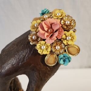 Floral Cuff‎ Costume Bracelet